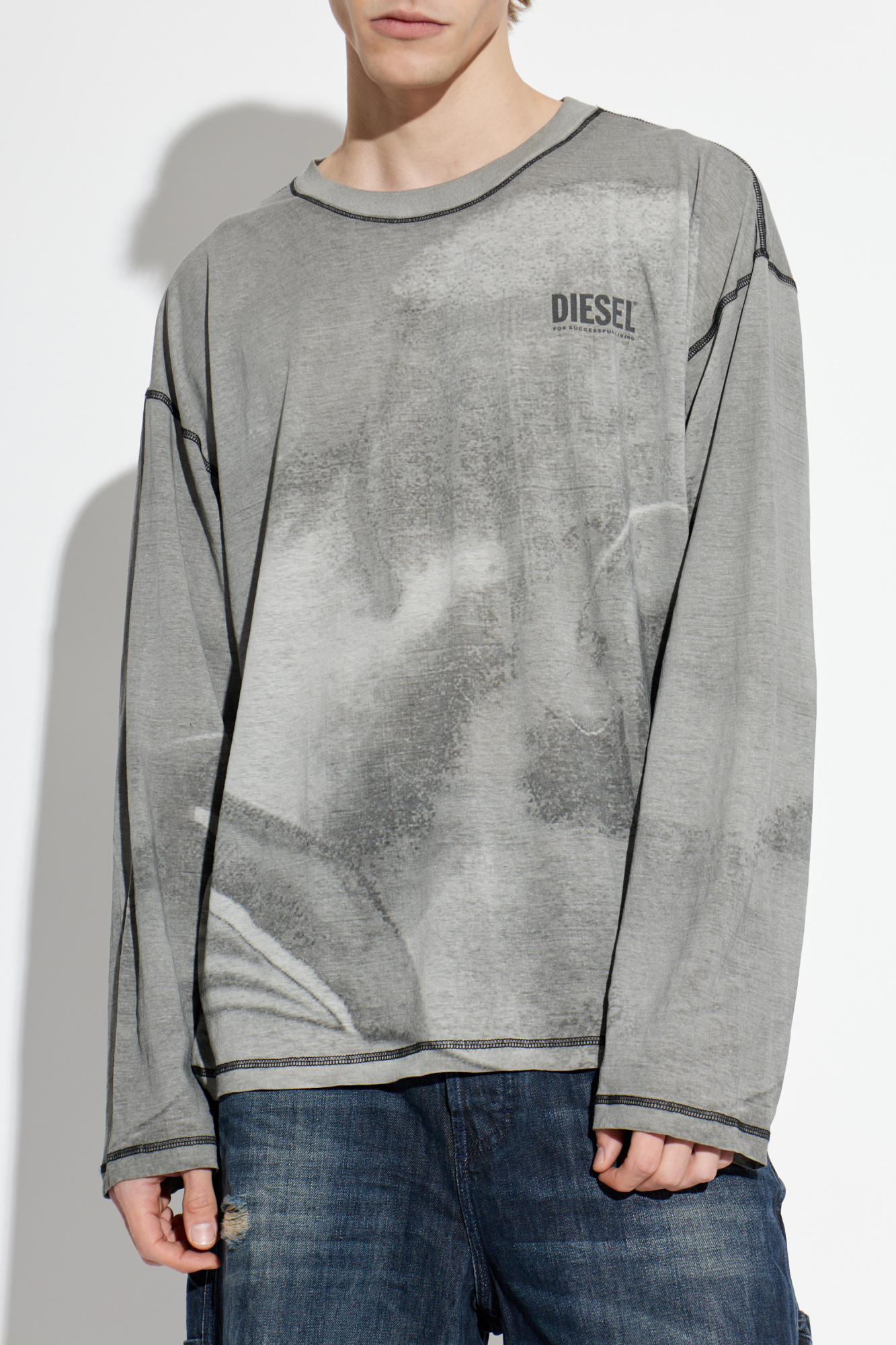 Diesel Long-sleeve T-shirt 'T-BOXT-LS-NC-V1' | Men's | Vitkac